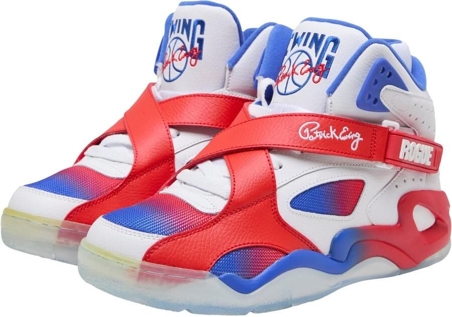 Ewing Sneakers hoog 'Rogue Puerto Rico' blauw rood wit - Foto 3