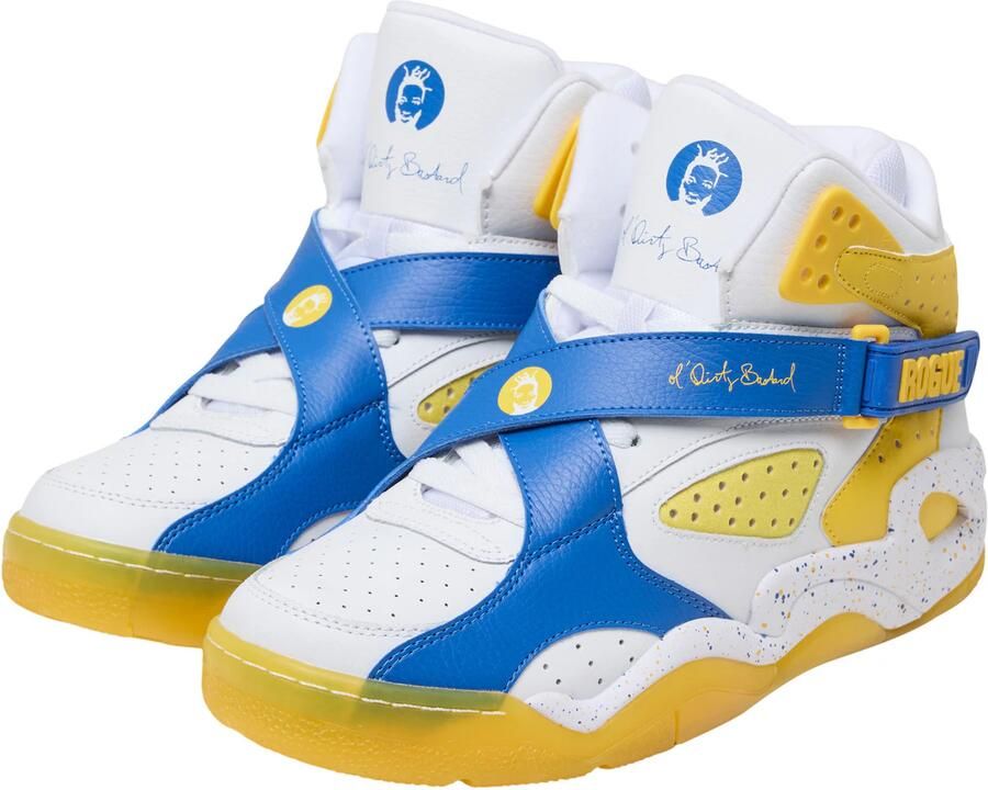 Ewing Sneakers hoog 'ROGUE x ODB' blauw geel wit - Foto 3
