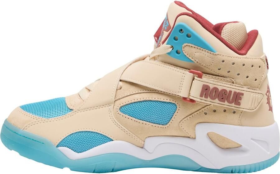 Ewing Sneakers laag 'Rogue' lichtblauw donkergeel rood