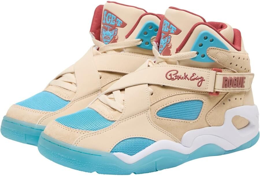 Ewing Sneakers laag 'Rogue' lichtblauw donkergeel rood - Foto 3
