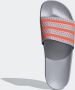Adidas Originals Adilette Slippers Heren Halo Silver Solar Red Solar Red Heren - Thumbnail 1
