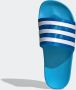 Adidas Adilette Badslippers Sky Rush White Blue Dames - Thumbnail 5