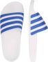 Adidas adilette Slippers en Sandalen Blauw Maat: 39 1 3 Mesh Synthetisch Foot Locker - Thumbnail 9