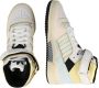 Adidas Hoge Basketbalschoen Wit Blauw Multicolor Dames - Thumbnail 8