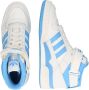 Adidas Mid-Top Forum Sneakers in Wit Blauw - Thumbnail 11