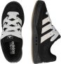 Adidas Core Black Lage Sneaker met Witte Details Black Heren - Thumbnail 7