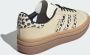 Adidas Gazelle Bold Cream Black Leopard Beige Heren - Thumbnail 7