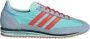 Adidas Originals SL 72 Dames Semi Flash Aqua Bright Red Clear Sky- Dames Semi Flash Aqua Bright Red Clear Sky - Thumbnail 11