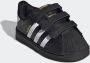 Adidas Originals Superstar CF1 Kinderschoenen Kinder Sneakers met klittenband Zwart EF4843 - Thumbnail 26