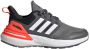 Adidas Sportswear Rapidasport Bounce Sport Running Veterschoenen Kinderen Grijs - Thumbnail 8