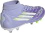 Adidas Performance F50 Sparkfusion League Firm Ground Artificial Grass Voetbalschoenen Dames Paars - Thumbnail 9