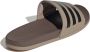 Adidas Adilette Comfort Sandalen 1 3 bruin beige - Thumbnail 4