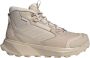 Adidas TERREX Winter Leather Mid Cut RAIN.RDY COLD.RDY Boots Unisex Beige - Thumbnail 10