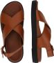 ALOHAS Bruine leren sandalen 3cm hak Brown Dames - Thumbnail 11