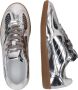 ALOHAS Tb.490 Rife Shimmer Zilver Crème Leren Sneakers Gray Dames - Thumbnail 23