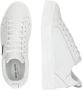 Antony Morato Leather Bold Sneakers Leren Sneaker Heren Wit - Thumbnail 5
