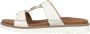 Ara Wit leren zomerslipper met uniek detail White Dames - Thumbnail 38