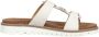 Ara Wit leren zomerslipper met uniek detail White Dames - Thumbnail 40