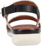 Ara Trendy Gevlochten Leren Sandaal Zwart Zilver Black Dames - Thumbnail 43