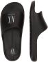 Armani Exchange Zwarte en witte polyethyleen sandalen Black Dames - Thumbnail 24