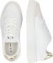 Armani Exchange Witte Sneakers met reliëflogo White Dames - Thumbnail 9