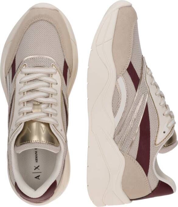 Armani Exchange Sneakers laag 'CHER'