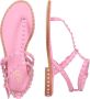 Ash Paros Brasil Pink Platte Sandalen Roze Dames - Thumbnail 6