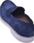Baldinini Blauwe Elegante Gesloten Loafers in Leer Blue Heren - Thumbnail 4