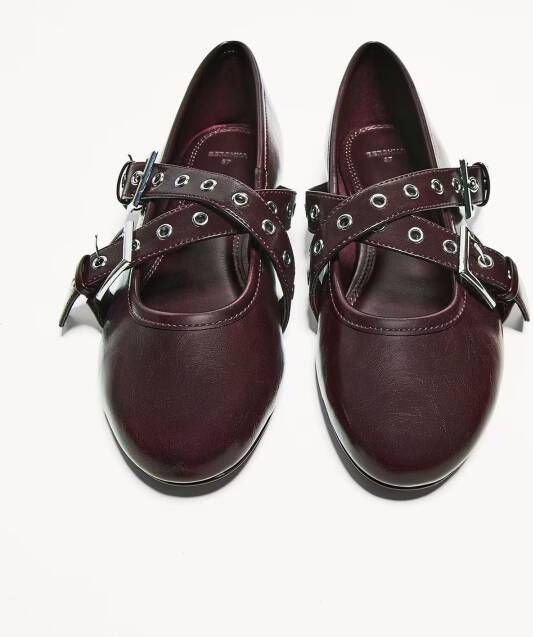 Bershka Ballerina met riempjes