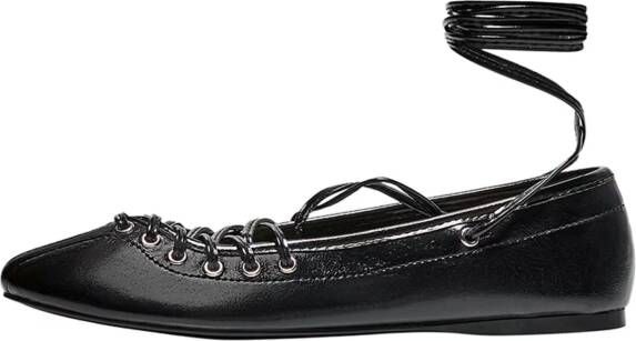 Bershka Ballerina met riempjes