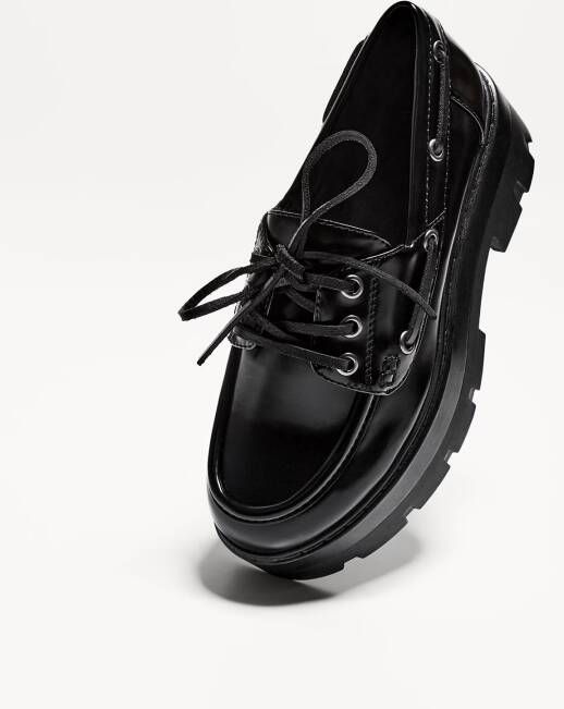 Bershka Veterschoen 'NAUTICO CHUNKY'