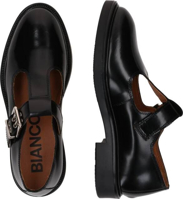 Bianco Ballerina met riempjes 'ADDA'