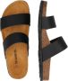 Bianco Betricia Twin Strap slippers zwart - Thumbnail 2