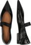 Billi Bi Zwarte Leren Ballet Flats Elegante Stijl Black Dames - Thumbnail 7