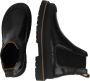 Birkenstock Zwarte Leren Laarzen met Rubberen Zool Black Dames - Thumbnail 7