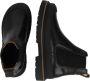 Birkenstock Zwarte Leren Laarzen met Rubberen Zool Black Dames - Thumbnail 6