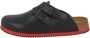 Birkenstock Heren Muil Kay SL 54237 Zwart Rood - Thumbnail 3