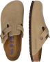 Birkenstock Beige Leren Sandalen met Roségouden Details Beige Dames - Thumbnail 11