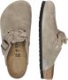Birkenstock Klompen Boston Braided LEOI LEVE Taupe - Thumbnail 5
