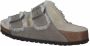Birkenstock Arizona Shearling Slippers Stone Coin Narrow fit | Grijs | Suède - Thumbnail 192