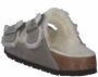 Birkenstock Arizona Shearling Slippers Stone Coin Narrow fit | Grijs | Suède - Thumbnail 193