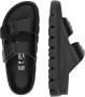 Birkenstock Zwarte Leren Verstelbare Strap Sandalen Black Dames - Thumbnail 30