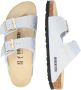 Birkenstock Arizona Dames Slippers Shiny Python Dusty Blue Narrow fit | Blauw | Microvezel - Thumbnail 4