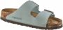 Birkenstock Arizona Slippers Faded Aqua Narrow fit | Aqua | Nubuck - Thumbnail 9