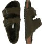 Birkenstock Shearling Arizona Sandalen Green Heren - Thumbnail 9