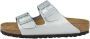 Birkenstock Arizona Dames Slippers Birko-flor Zilver Regular-fit – - Thumbnail 5