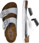 Birkenstock Arizona Dames Slippers Metallic Silver Regular fit | Zilver | Leer - Thumbnail 3