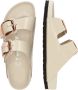 Birkenstock Arizona Big Buckle Slippers High Shine Ecru Narrow Fit Dames - Thumbnail 10