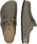 Birkenstock Boston Natural Leather Sandalen Regular bruin - Thumbnail 9
