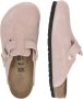 Birkenstock Suède Muiltjes met Zijgesp Sluiting Pink - Thumbnail 20